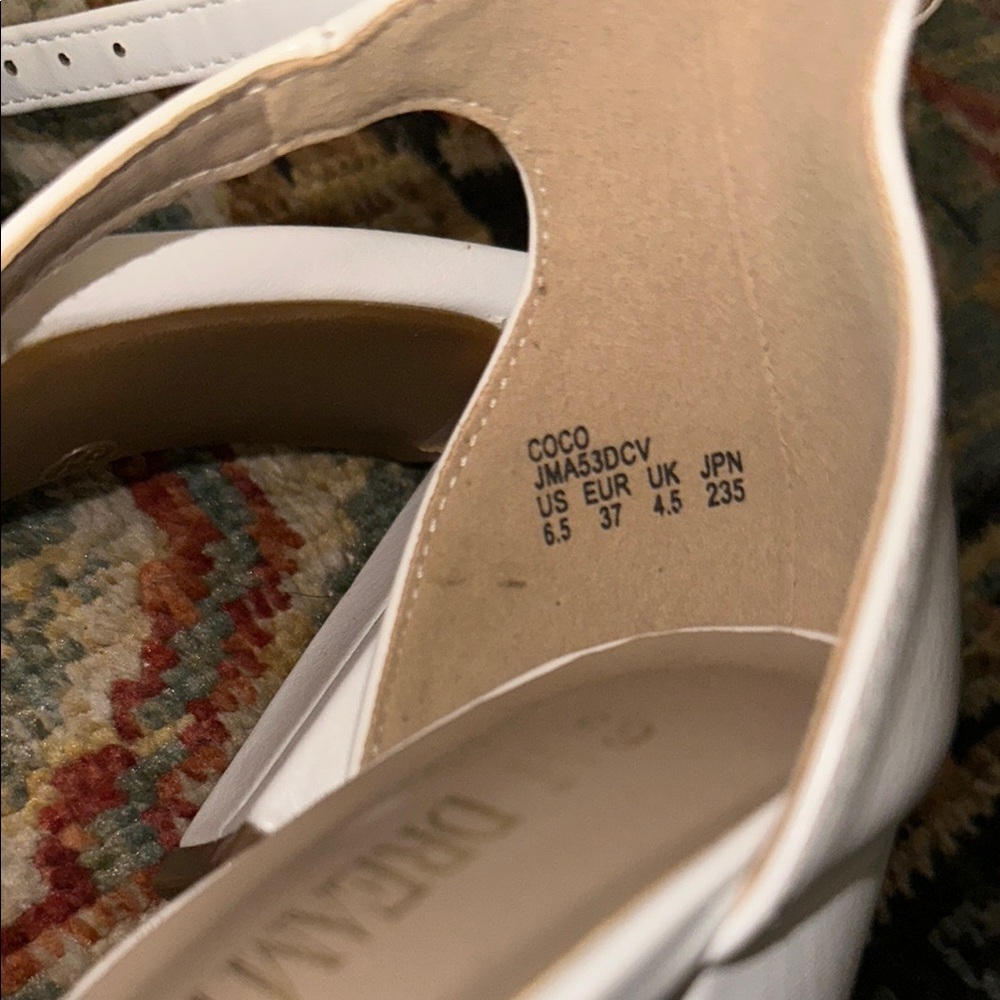 Dream Pairs White Slingback Heels - Picture 3 of 6